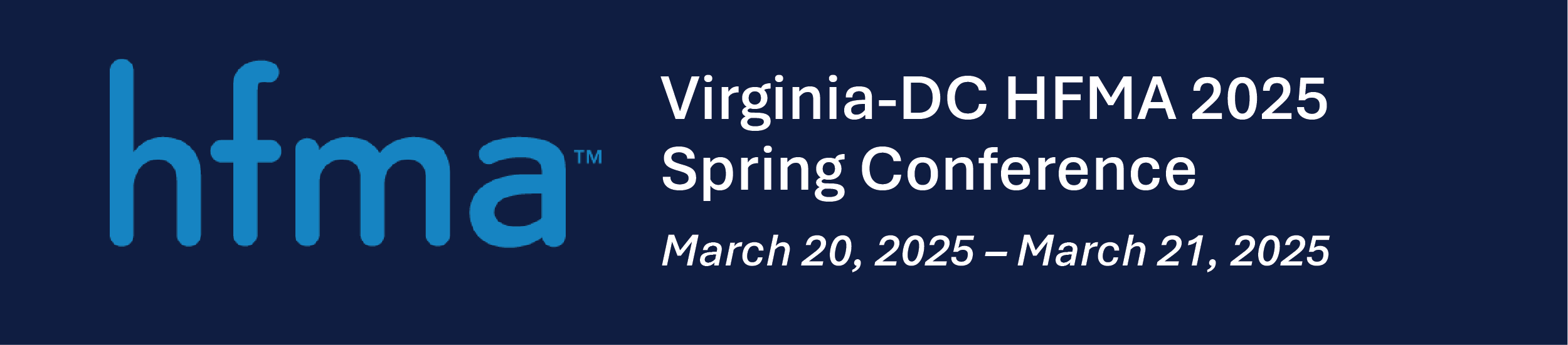 HFMA Virginia DC Spring Conference